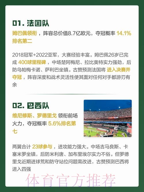 世界杯预测推荐最佳 世界杯预测推荐最佳